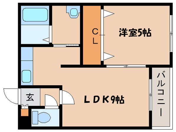 フェリークの物件間取画像